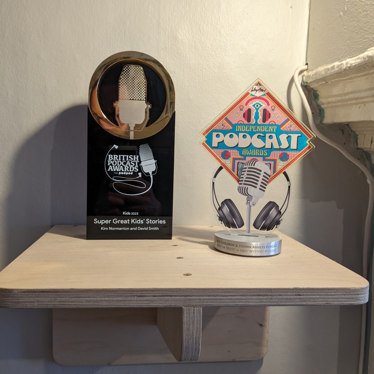 Two awards for our Original Podcasts